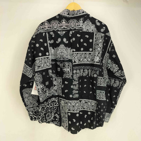 テンボックス 10匣 TENBOX L/S バンダナパッチワークシャツ メンズ JPN:L