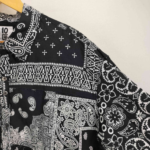 テンボックス 10匣 TENBOX L/S バンダナパッチワークシャツ メンズ JPN:L