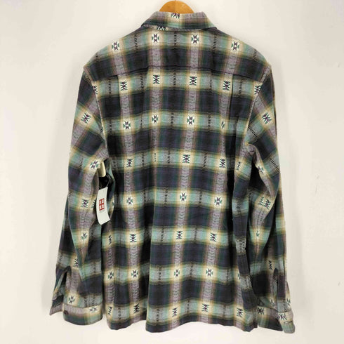 シュプリーム Supreme 17AW Plaid Flannel Zip Up Shirt メンズ JPN:L