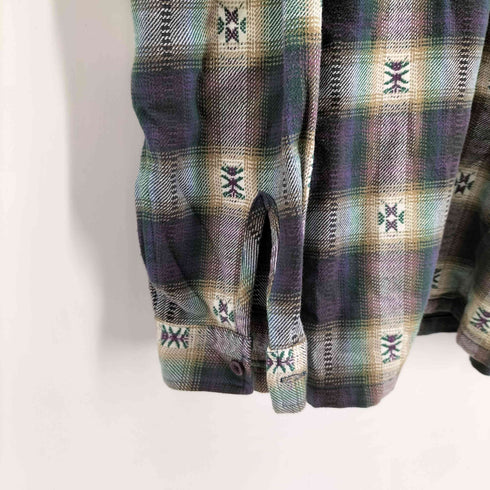 シュプリーム Supreme 17AW Plaid Flannel Zip Up Shirt メンズ JPN:L