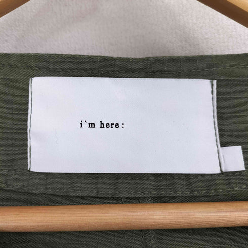 im here リップストップジャケット メンズ import:M