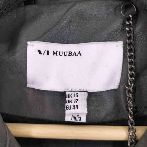 MUUBAA ライダースジャケット レディース US 12