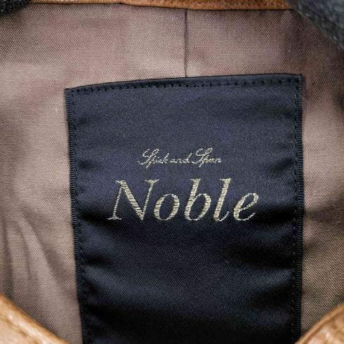 ノーブル Noble ラムレザー ライダースジャケット レディース JPN:36