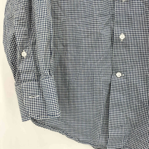 バーニーズニューヨーク BARNEYS NEWYORK チェック柄 レギュラーカラー ロングスリーブ シャツ メンズ