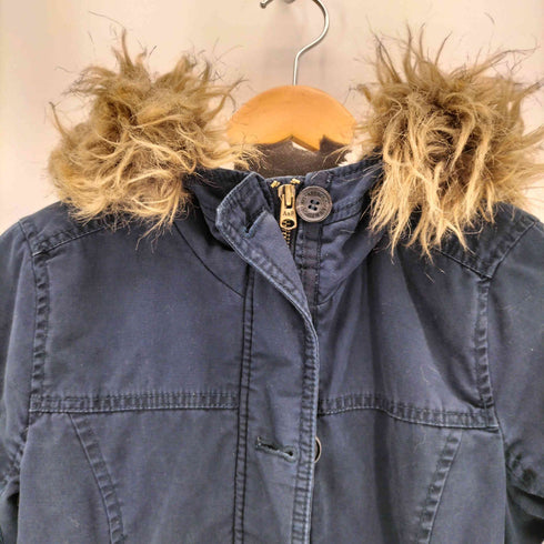 アバクロンビーアンドフィッチ Abercrombie & Fitch 裏地ボア エコファーモッズコート y2k レディース import:S