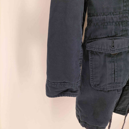 アバクロンビーアンドフィッチ Abercrombie & Fitch 裏地ボア エコファーモッズコート y2k レディース import:S