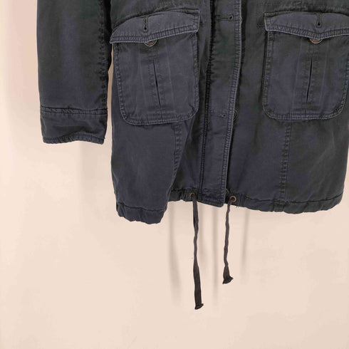 アバクロンビーアンドフィッチ Abercrombie & Fitch 裏地ボア エコファーモッズコート y2k レディース import:S