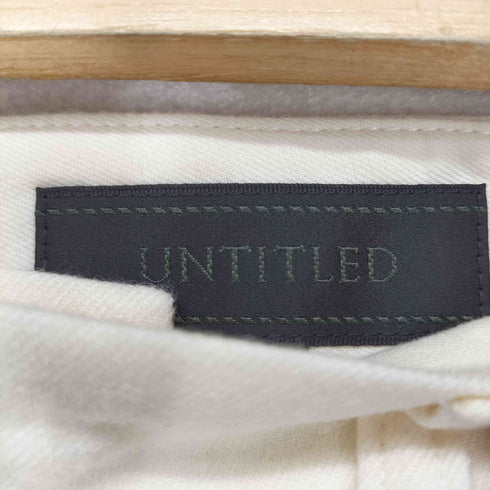 アンタイトル UNTITLED ウール混 テーパードパンツ レディース 2