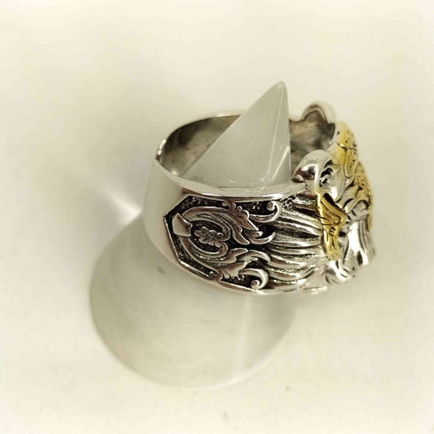 S925 タイガーモチーフリング メンズ 19