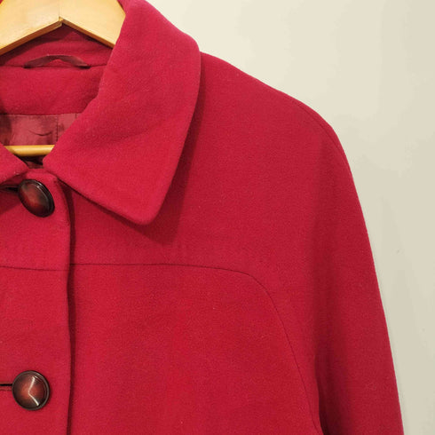 PURE LANA VERGINE バージンウール フリーダムスリーブ ステンカラーコート レディース 43