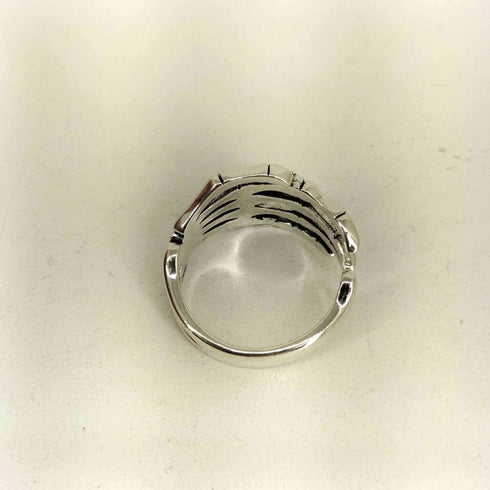 S925 スカルデザインリング メンズ 19