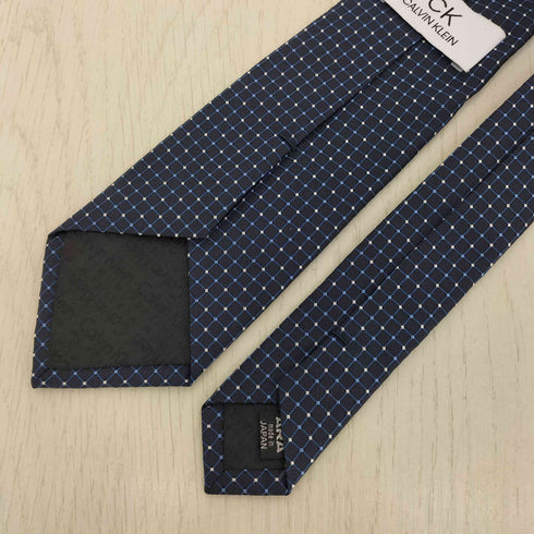 カルバンクライン CALVIN KLEIN ストライプ シルク ネクタイ メンズ