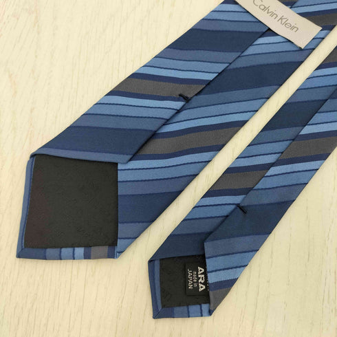 シーケーカルバンクライン ck Calvin Klein チェック シルク ネクタイ メンズ