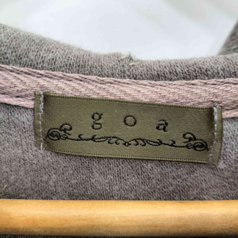 ゴア goa ダブルジップ ロングスリーブ パーカー レディース FREE