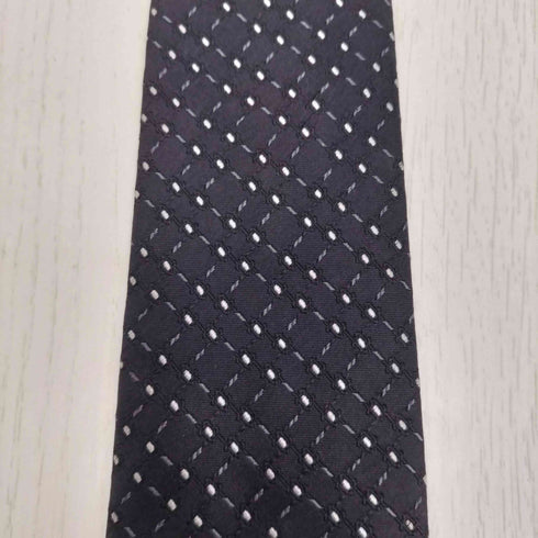 シーケーカルバンクライン ck Calvin Klein 総柄 シルク ネクタイ メンズ