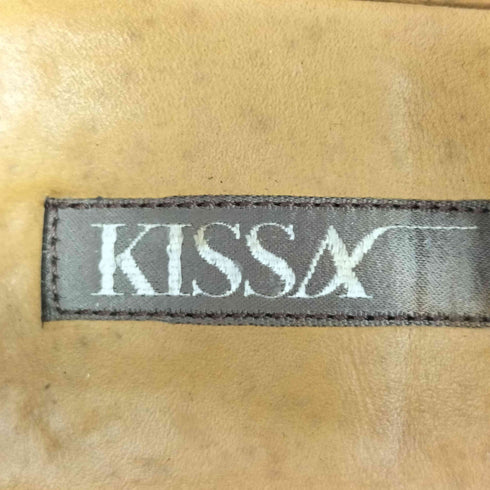 kissa 型押しローファー メンズ 23.5