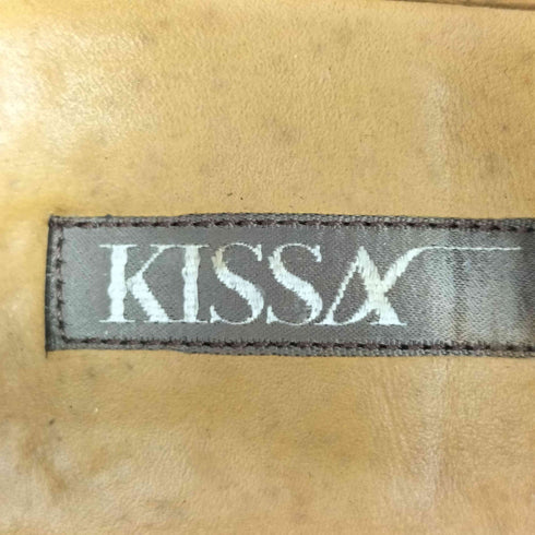 kissa 型押しローファー メンズ 23.5
