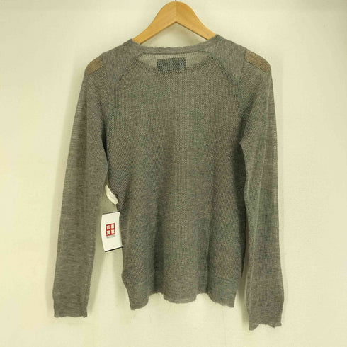 ザディグエヴォルテール ZADIG&VOLTAIRE L/S ダメージ加工 スカル柄シアーニット レディース import:XS