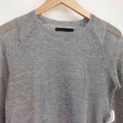 ザディグエヴォルテール ZADIG&VOLTAIRE L/S ダメージ加工 スカル柄シアーニット レディース import:XS