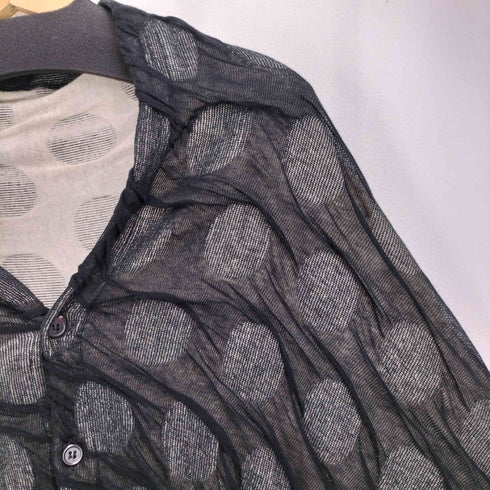ヨウジヤマモト Yohji Yamamoto 23SS ドットデザインショートスリーブカーディガン レディース JPN:2