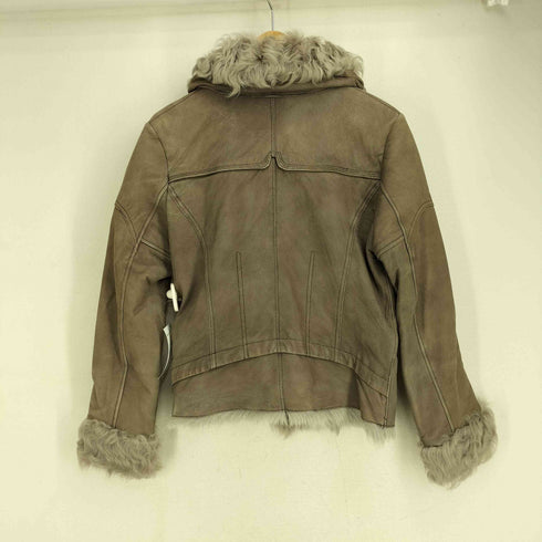 JETSET ファー付き ラムレザージャケット レディース JPN:38