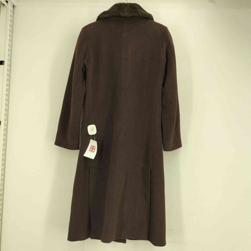 アニエスベー agnes b. PARIS アンゴラ混 ボア ウールコート レディース EUR:38