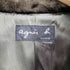アニエスベー agnes b. PARIS アンゴラ混 ボア ウールコート レディース EUR:38