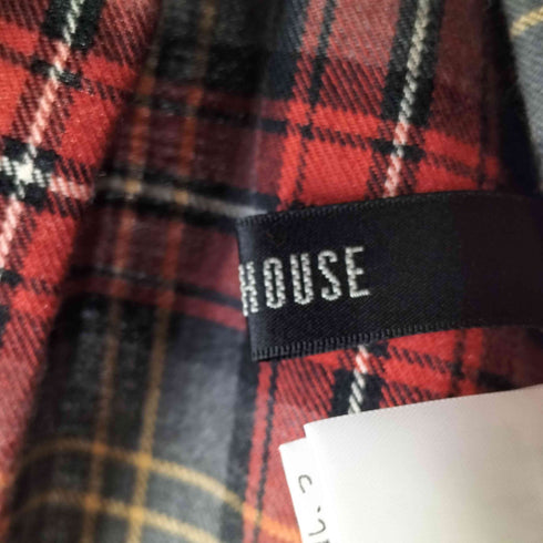 ピンクハウス PINK HOUSE ピコフリルティアードチェックブラウス レディース JPN:M