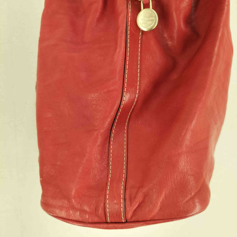 ランセル LANCEL レザー巾着バッグ レディース