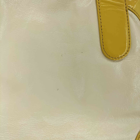 マーガレットハウエルアイデア Margaret Howell idea バイカラー エナメル トートバッグ レディース