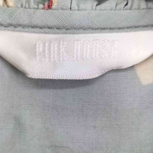 ピンクハウス PINK HOUSE 総柄フリルフードブラウス レディース