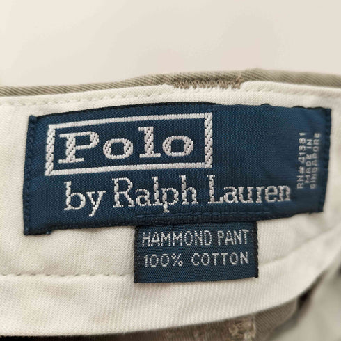 ポロバイラルフローレン Polo by RALPH LAUREN HAMMOND PANTS 2タックチノパンツ メンズ 34/32