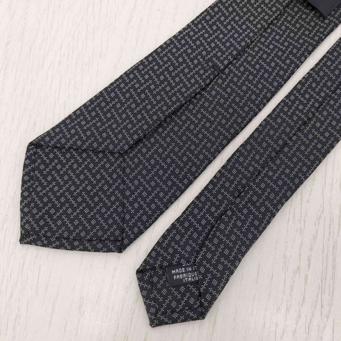 カルバンクライン CALVIN KLEIN イタリア製 総柄 シルク ネクタイ メンズ