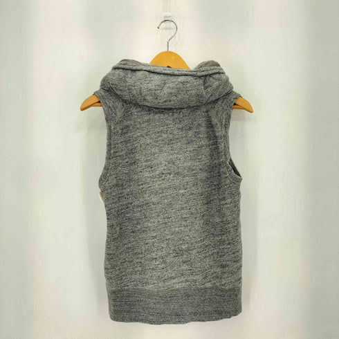 ゴア goa ダブルジップ フード収納 ノースリーブパーカー レディース