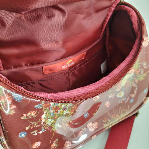 ピンクハウス PINK HOUSE 花柄PVC ショルダーバッグ レディース