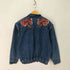 2WAY バック刺繍 デニムブルゾン メンズ