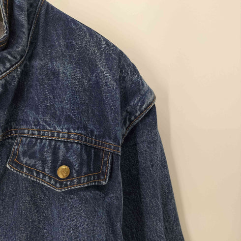 2WAY バック刺繍 デニムブルゾン メンズ