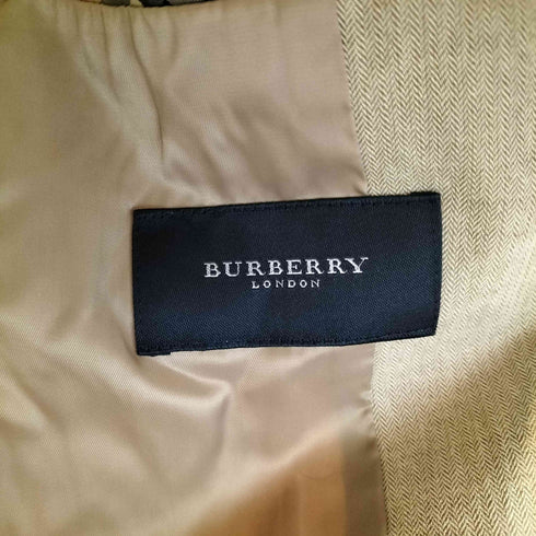 バーバリーロンドン BURBERRY LONDON リネン混 テーラードジャケット メンズ JPN:L