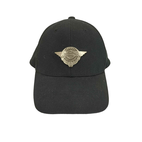 ハーレーダビッドソン HARLEY-DAVIDSON メタル ロゴプレート 6パネルキャップ メンズ ONE SIZE