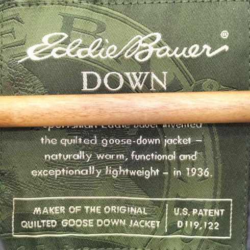 エディーバウアー Eddie Bauer コーデュロイ ダブルジップ ダウンジャケット メンズ import:M