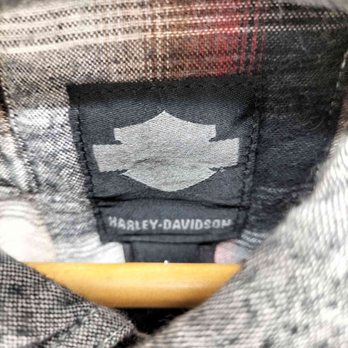 ハーレーダビッドソン HARLEY-DAVIDSON ウエスタンチェックシャツ メンズ L