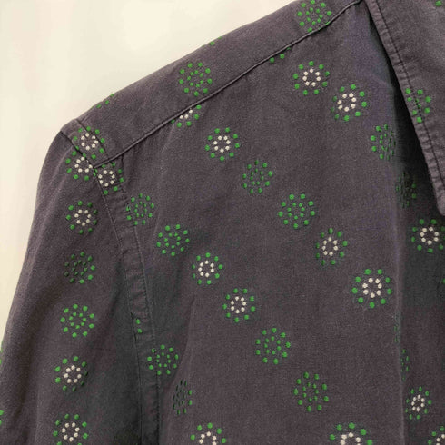 コムデギャルソンオム COMME des GARCONS HOMME 90-00s 田中オム 小紋柄 ロングスリーブシャツ メンズ