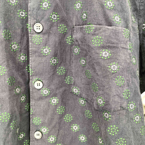 コムデギャルソンオム COMME des GARCONS HOMME 90-00s 田中オム 小紋柄 ロングスリーブシャツ メンズ