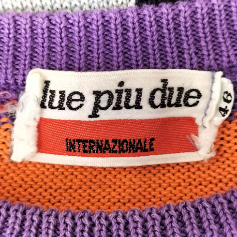 due piu due カラーパターンニットセーター レディース EUR:46
