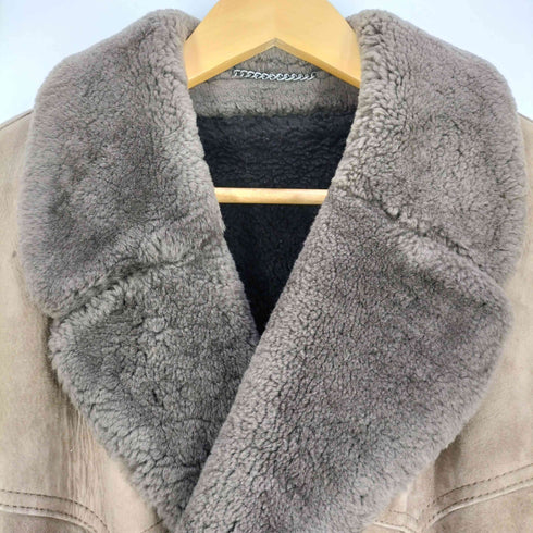 CANADA VALTEX EXCLUSIV ラムスエード ダブルブレスト ムートンコート メンズ 50