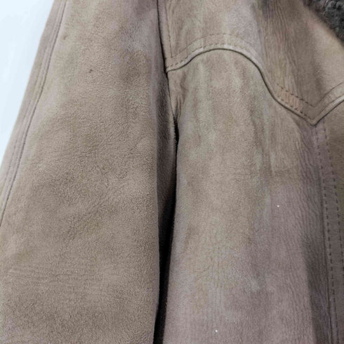 CANADA VALTEX EXCLUSIV ラムスエード ダブルブレスト ムートンコート メンズ 50