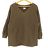 チャンピオン Champion 復刻 青 単色タグ REVERSE WEAVE リバースウィーブ Vネック 裏起毛 スウェット レディース JPN:M