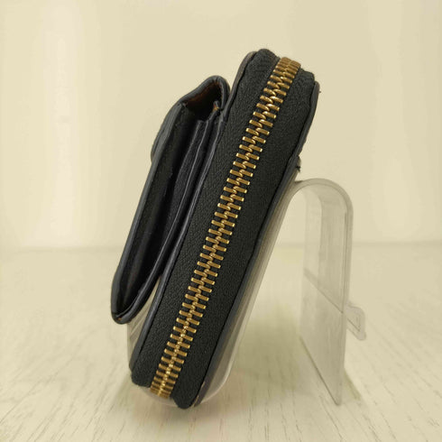 ゲンテン genten ラウンドジップ レザー二つ折り財布 レディース