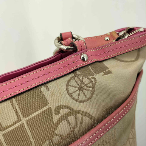コーチ COACH ホースアンドキャリッジ プリーツデザイン トートバッグ レディース