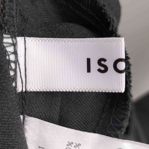 ISOOK Belt designed salopette pants ベルトデザインサロペットパンツ レディース FREE